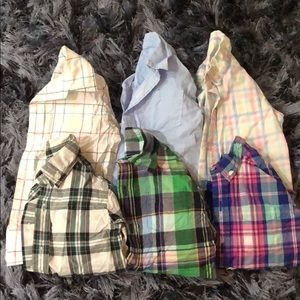 Six Janie and Jack button down dress shirts!